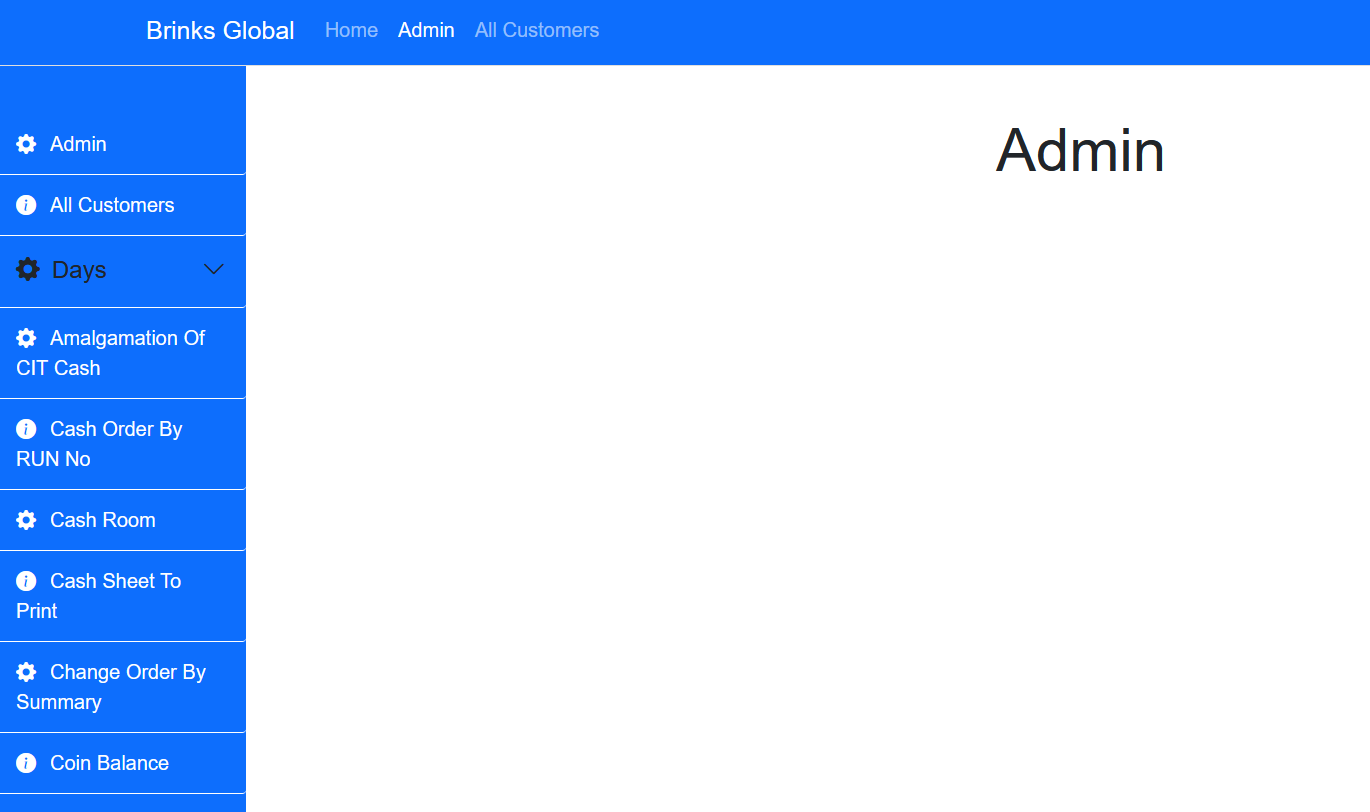 Brinks Global Template Screenshot 1