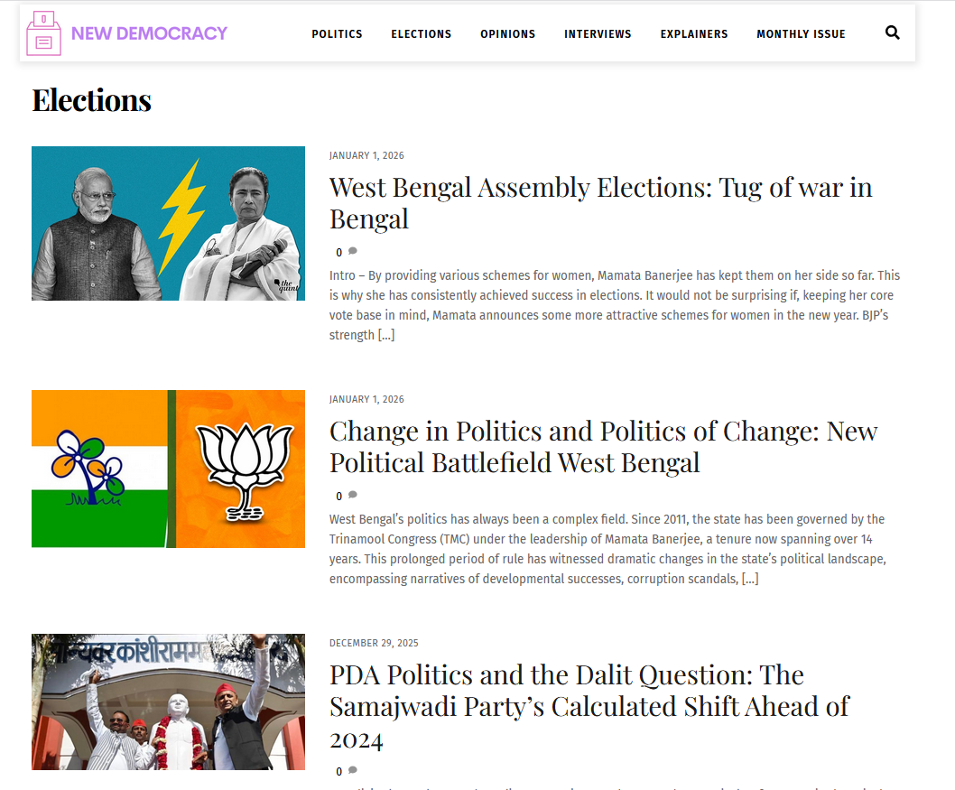 NewDemocracy Magazine Screenshot 4