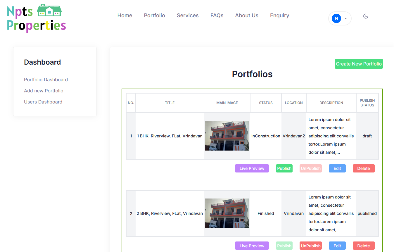 NPTS PROPERTIES Screenshot 3