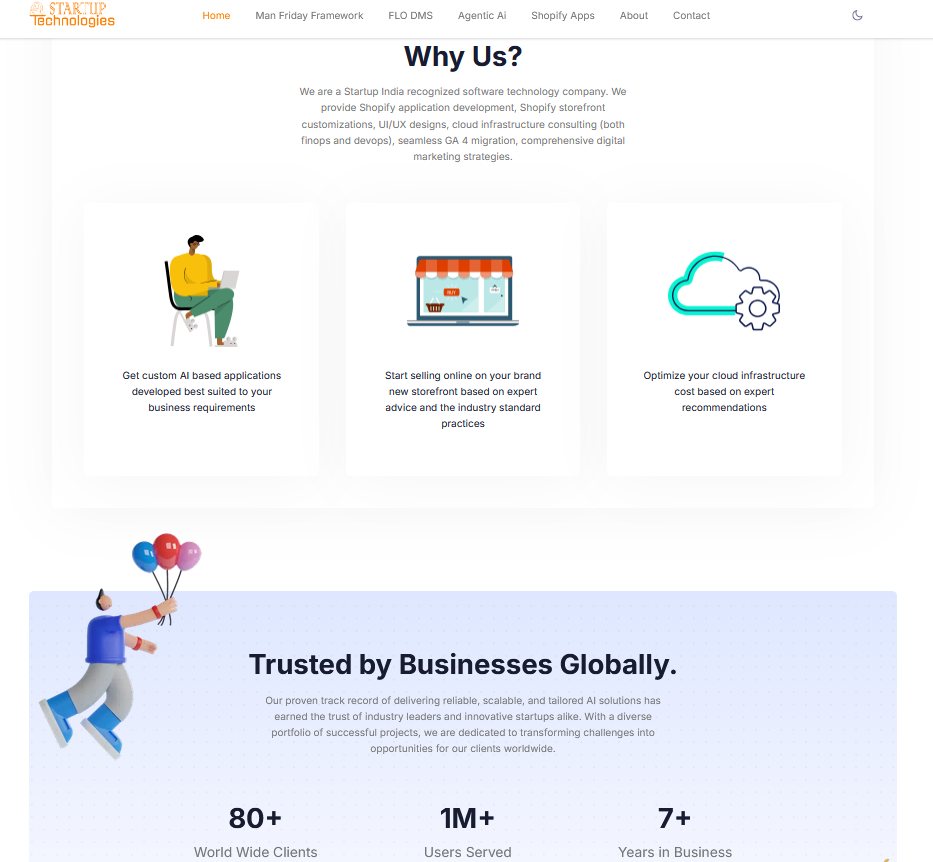Startup SaaS Screenshot 2