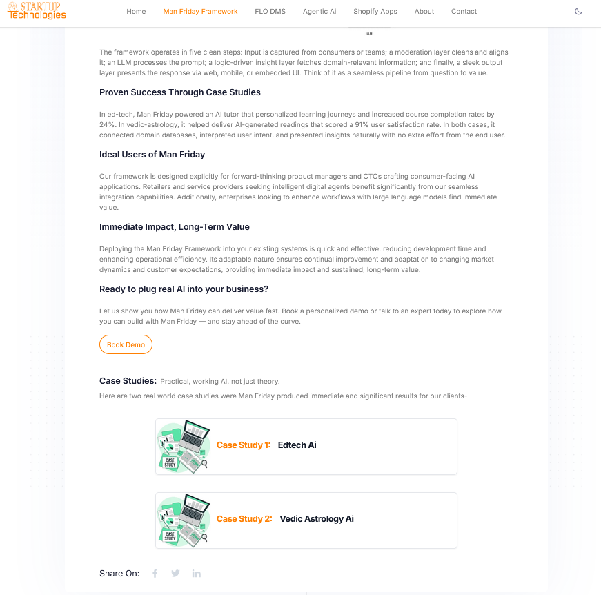 Startup SaaS Screenshot 4